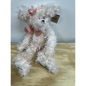 Bearington Collection Camille Pink Plush Stuffed Jointed Bear NWT